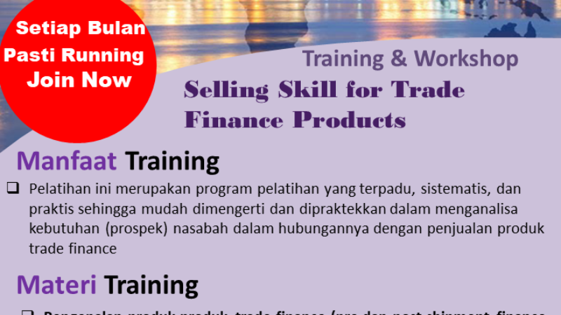Selling Skill for Trade Finance Products