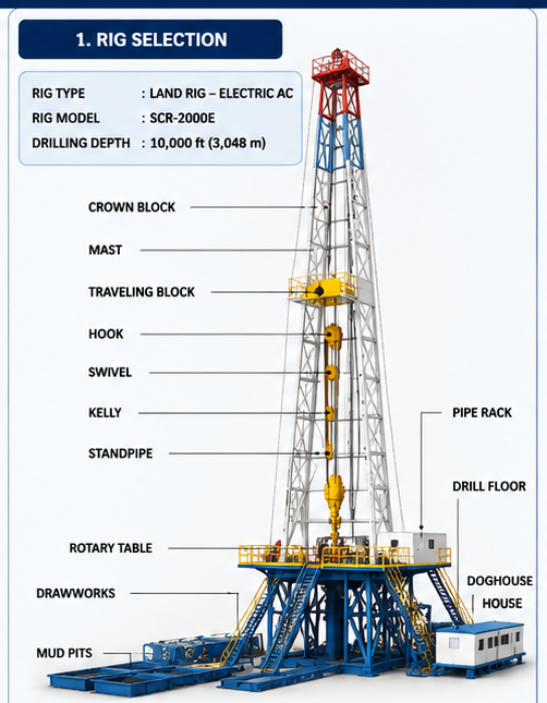 RIG and Equipment Selection